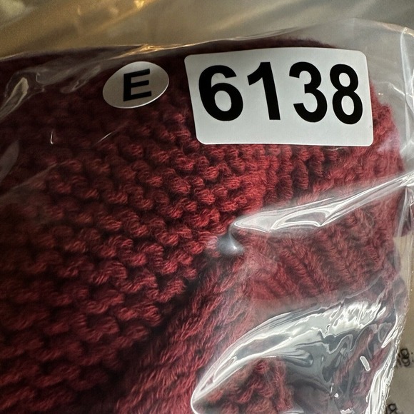 Cabi Sweater Womens Small Mulberry Red Square Neck Pullover Cable Chunky Knit - Picture 11 of 11